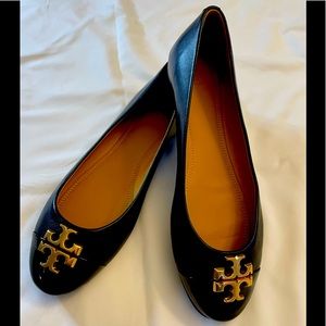 Tory Burch black ballet flats size  81/2